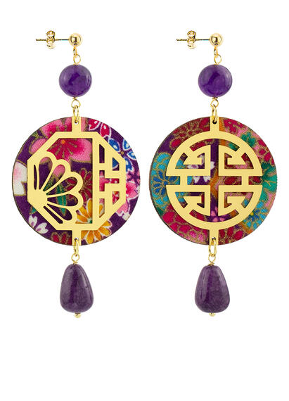 Orecchini Fu Viola - Lebole Maison